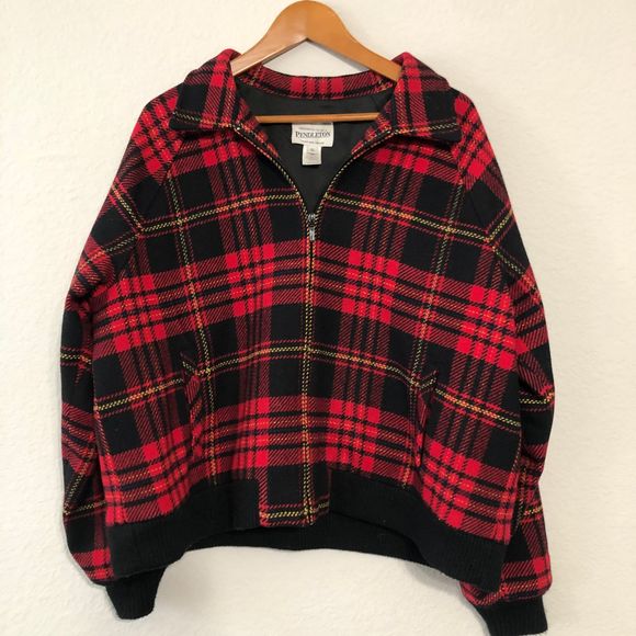 Pendleton Jackets & Blazers - Pendelton Wool Coat Red Plaid
